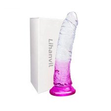 Clear Purple Dildo in Pakistan